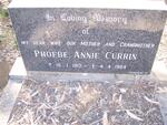 CURRIN Phoebe Annie 1912-1984