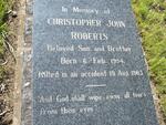 ROBERTS Christopher John 1954-1963