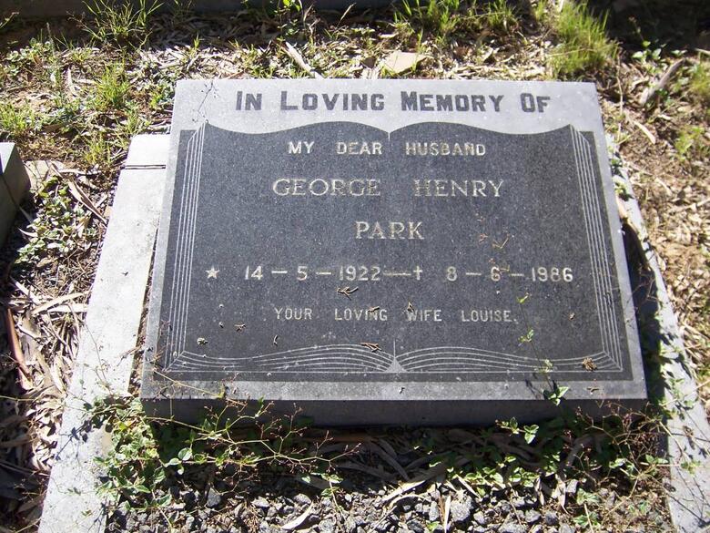 PARK George Henry 1922-1986