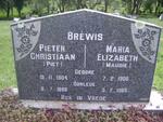 BREWIS Pieter Christiaan 1904-1988 & Maria Elizabeth 1906-1988