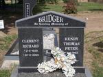 BRIDGER Clement Richard 1939-2005 & BRIDGER Henry Thomas Peter 1963-
