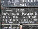 BRIGG Edwin Julius 1914-1978 & Marjory 1914-1998