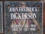 DICKERSON John Fredirick 1914-1998