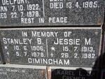 GIMINGHAM Stanley B. 1906-1978 & Jessie M. 1913-1982