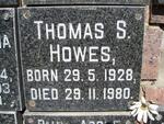 HOWES Thomas S. 1928-1980