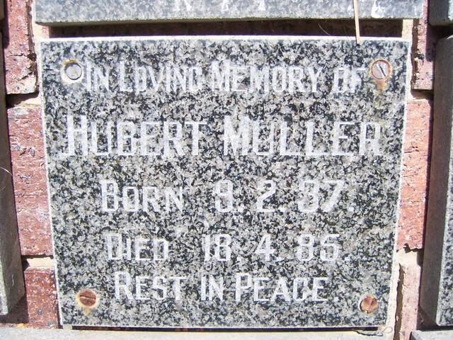 MULLER Hubert 37-85