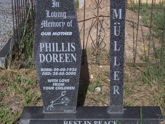MULLER Phillis Doreen 1926-2000