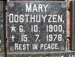 OOSTHUYZEN Mary 1900-1978