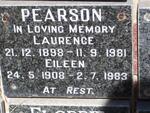 PEARSON Laurence 1898-1981 & Eileen 1908-1983