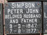 SIMPSON Peter John 1947-1977