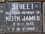 STREET Keith James 1947-1992