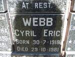 WEBB Cyril Eric 1918-1981
