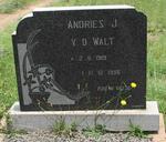 WALT Andries J, v.d. 1919-1986