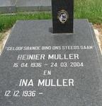 MULLER Renier 1936-2004 & Ina 1936-