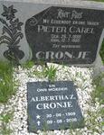 CRONJE Pieter Carel 1898-1960 & Albertha Z. 1909-2008