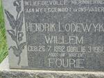 FOURIE Hendrik Lodewyk Willem 1892-1961