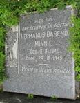 MINNIE Hermanus Barend 1940-1948