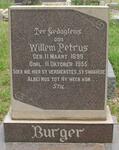 BURGER Willem Petrus 1899-1955