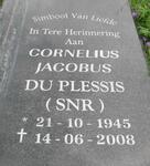PLESSIS Cornelius Jacobus, du 1945-2008