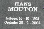 MOUTON Hans 1931-2004