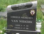 NIEKERK Cornelis Wilhelmus, van 1953-2008