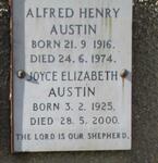 AUSTIN Alfred Henry 1916-1974 & Joyce Elizabeth 1925-2000