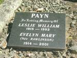 PAYN Leslie William 1915-1992 & Evelyn Mary 1914-2001
