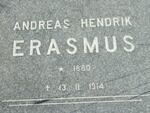 ERASMUS Andreas Hendrik 1880-1914