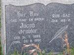 GROBLER Jacob 1899-1952