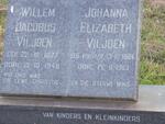 VILJOEN Willem Jacobus 1877-1948 & Johanna Elizabeth VORSTER 1884-1963