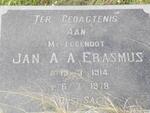 ERASMUS Jan A.A. 1914-1978