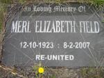 FIELD Merl Elizabeth 1923-2007