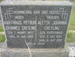 GREYLING Marthinus Petrus Johannes 1877-1958 & Aletta Johanna POSTHUMUS 1892-1959
