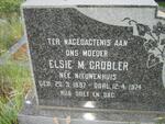 GROBLER Elsie M. nee NIEUWENHUIS 1897-1974