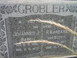 GROBLER Johannes J. 1900-1972 & R. Barbara SCOTT 1907-1965