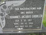 GROBLER Johannes Jacobus 1917-1996