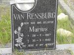 RENSBURG Marius, van 1967-1980