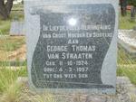 STRAATEN George Thomas, van 1924-1957