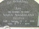 BESTER Maria Magdalena nee SMIT 1899-1974