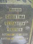 BESTER Christina Elizabeth 1868-1960
