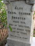 BROSTER Cecil George -1893