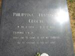 CLOETE Philippina Elizabeth 1924-1994