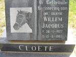 CLOETE Willem Jacobus 1922-1982