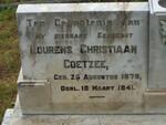 COETZEE Lourens Christiaan 1879-1941