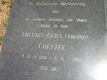 COETZEE Theunis Gert 1906-1984