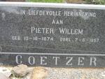 COETZER Pieter 1874-1957