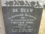 BEER Christiaan Daniel, de 1947-1967