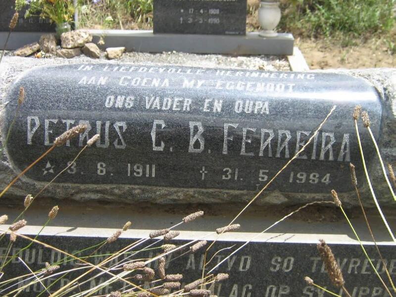 FERREIRA Petrus C.B. 1911-1984