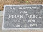 FOURIE Johan 1973-1973