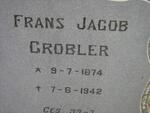 GROBLER Frans Jacob 1874-1942